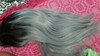 Viva (18"-30" Straight Body Ombre Rooted Grey Silver Blonde Synthetic Heat Safe Lace Front Wig)