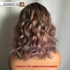 Jing (100% HH, 6" Lace Front Balayage Ombre Custom Unit & Color, 13"-15" Length ~ Custom Collection)