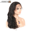 Callie (Wavy Natural Black 100% Remy Human Hair 13x6 Lace Front Wig, 12-26 Inches available)