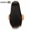 Chelle (Silky Straight Natural Black 100% Remy Human Hair 13x6 LF Wig 14"-24" avail.)