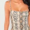 Snake Print Cami Bodysuit