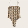 Snake Print Cami Bodysuit