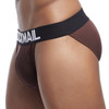 JOCKMAIL Sexy mens bikini briefs Soft Breathable Ice silk Gay Underwear Men's Transparent Jockstrap tanga hombre calzoncillos