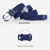 JASGOOD Braided Elastic Belts Mens,Woven Stretch Belt-Causal Belt for Golf Pants Jeans Women/Junior