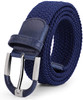 JASGOOD Braided Elastic Belts Mens,Woven Stretch Belt-Causal Belt for Golf Pants Jeans Women/Junior