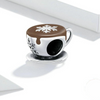 Luxyglo Snowflake Latte Coffee Charm