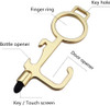 Contactless Protective Multi-Function Tool with Stretchable Carabiner Or Keychain