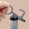 Contactless Protective Multi-Function Tool with Stretchable Carabiner Or Keychain