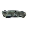 Black stainless steel folding knife survival, hunting, bushcraft