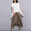 Elastic Waist Fold Trousers