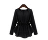 Women Long Sleeves Peplum Blous