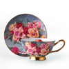 Tea Cup- Retro British Afternoon Tea Cup and saucer