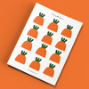 Spring Garden Carrot Cupcake Toppers (FREE) - DIGITAL FILE