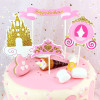 Perfectly Pink Princess Cake Topper Set