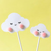Dreamy Elephant and Squirrel Cake Toppers