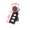 Motorcycle Horizontally Side Mount LED Tail Light Brake License Plate Bracket Taillight for Suzuki Yamaha Honda Harley Bobber Chopper