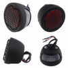 Grid Style Retro Motorcycle 12V LED Taillight W/License Light For Harley Chopper Cafe Racer Bobber Custom Brake Stop Tail Light