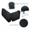 ATV UTV 4-Wheeler Universal Big Horn Fender Bag Black Waterproof Cargo Luggage Storage Pack Hunting Side Bags Zipper Pockets 600D