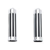 Motorcycle 1" Skull  Handlebar End Hand Grips For Harley Cruiser Chopper Bobber Cafe Racer