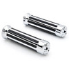 Motorcycle 1" Skull  Handlebar End Hand Grips For Harley Cruiser Chopper Bobber Cafe Racer