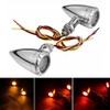 Motorcycle Flashing 3 in 1 LED Turn Signals w/Taillight Indicators Brake Blinker Light For Harley Cruiser Chopper Bobber Cafe Racer