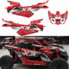 Can-Am BRP Maverick X3/X DS/ X RS 2016-2018 Graphics Kit Utv Side X Side Backgrounds Stickers Decals Custom
