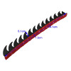 Dirt bike Scooter Motorcross Skate Boarding Snowmobile ATV UTV Motorbike Rubber Helmet Mohawks spikes Sawblade