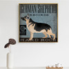 German Shepherd Records Canvas Poster German Shepherd Records Canvas Poster