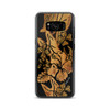 Vintage Hawaiian Print by R.Freeland Signed - Vine on Black Samsung Case