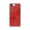 Leopard Meow - Red Cell Phone Case - Fits iPhone X and Other Sizes 5-X