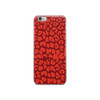 Leopard Meow - Red Cell Phone Case - Fits iPhone X and Other Sizes 5-X