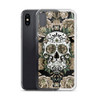 Sugar Skull - Vintage Natural Tones Cell Phone Case - Fits iPhone X and Other Sizes 5-X