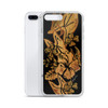 Surfboard Retro Hawaiian Print in Black Cell Phone Case - Fits iPhone X and Other Sizes 5-X