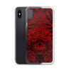 Abstraction Petal in Red Cell Phone Case - Fits iPhone X