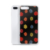 Flower Dots on Black Cell Phone Case - Fits iPhone X and Other Sizes 5-X