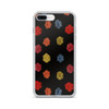 Flower Dots on Black Cell Phone Case - Fits iPhone X and Other Sizes 5-X