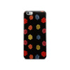 Flower Dots on Black Cell Phone Case - Fits iPhone X and Other Sizes 5-X