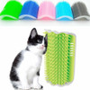 Kitty Cat Corner Mount Massager Self Groomer With Catnip