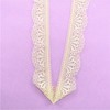 Stretch Elastic Lace Ribbon 30mm Wide White Lace Embroidered Cotton Elasticity Lace Trim Trimmings Clothing Underwear for Sewing