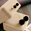 Double Faux Pom Earring