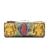Luxury Multi-Color Reptile Snake Skin Pattern Chain Shoulder Cross-body Bag