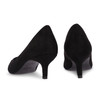 Rhinestone Embelished Detail Kitten Heel Pumps Court Shoes