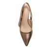 Elegant Bow Side Slingback Mule Sandal Elastic Closure Low Heel Patent Leather