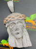 Jesus 3D White & Rose Custom pendant