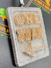 ONE WAY White & Rose Custom pendant