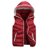 Daschop Online Slim Fit Autumn Sleeveless Vest/ HoodDetachable