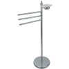 BA Canova Standing 3-Tier Bathroom Towel Bar Rail Holder & Soap Dish Holder Set