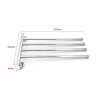 Stainless Steel Towel Bar Rotating Towel Rack Bathroom Kitchen Wall-mounted Towel Polished Rack Holder Hardware Accessory