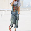 Denim Loose Jumpsuits Overalls