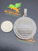 BAGUETTE MEDALLION ICED OUT CUSTOM PENDANT